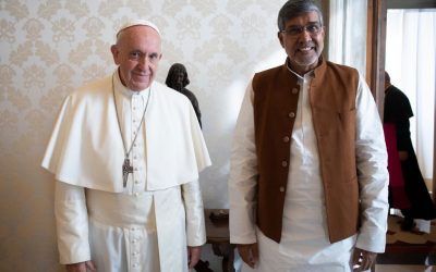 Satyarthi Meets Pope to Discuss International Law Against Online Child Sexual Abuse